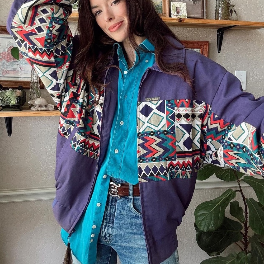 Vintage Western Zip Up